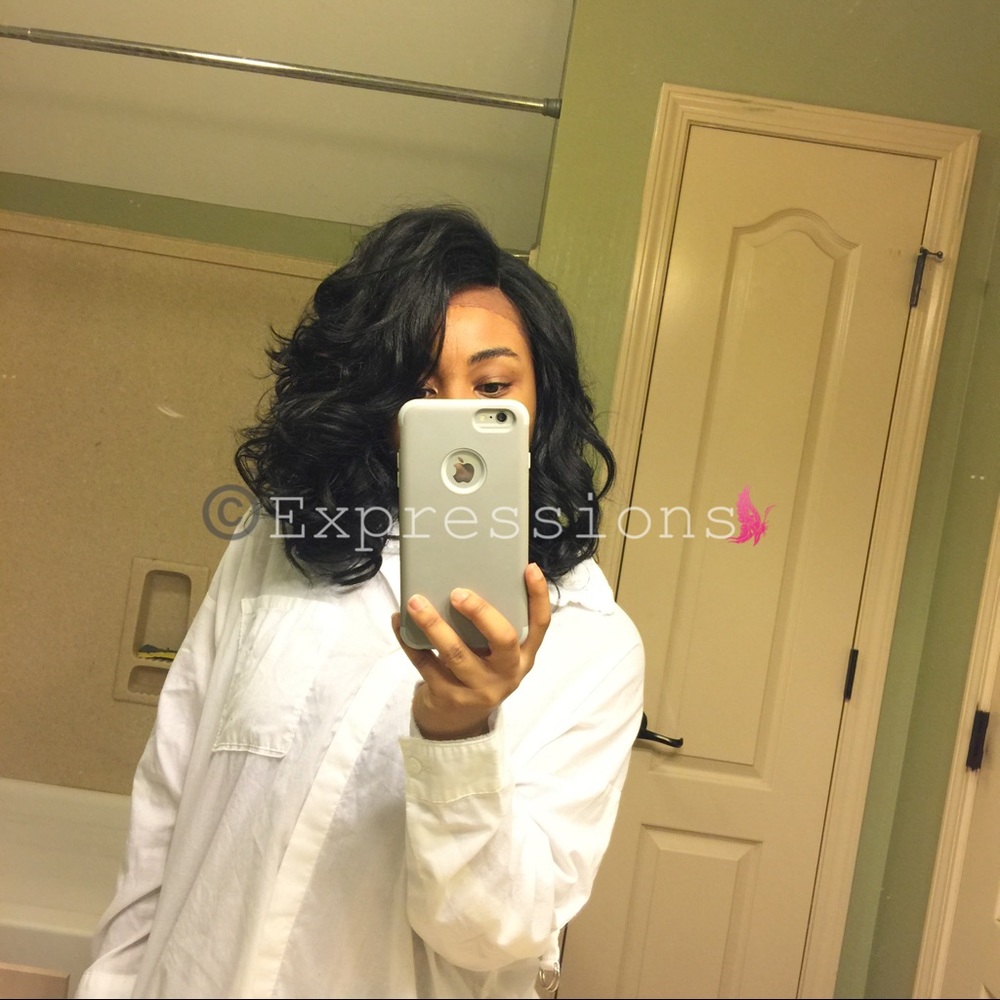 Short Wavy Bob Lace Front Wig